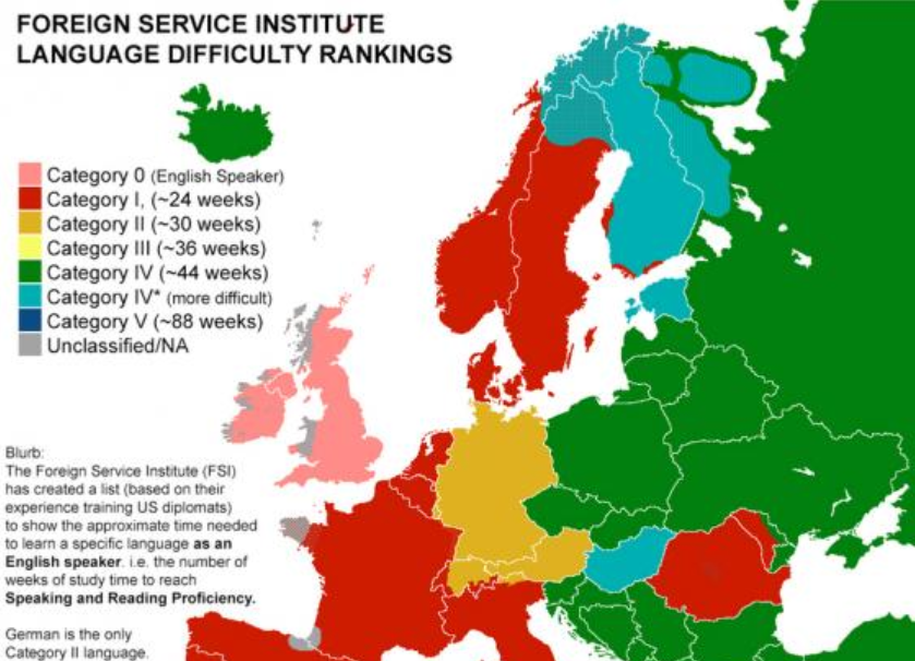 Harta e gjuhëve, ja për sa