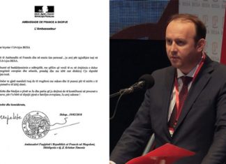 Ambasadori i Francës uron kryetarin e ri të Lëvizjes BESA, Afrim Gashi