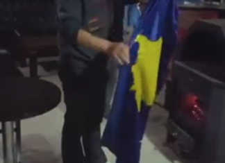 Digjet flamuri i Kosovës në Gjilan (VIDEO)