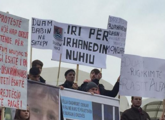 Protesta kundër rasteve të montuara ndaj shqiptarëve (FOTO)