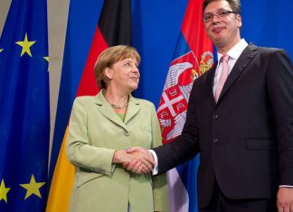 Vuçiç pas takimit me Merkel: “I kuptova mesazhet, do t’i përmirësoj raportet me Kosovën”