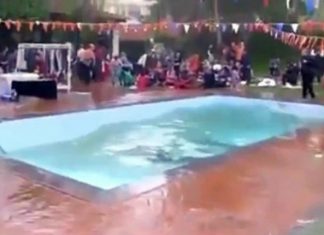 Ja si veprojnë njerëzit kur kuptojnë se po bie tërmet (VIDEO)