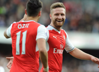 Mustafi gol për Arsenalin! Ozil thyen rekordin në Premier Ligë