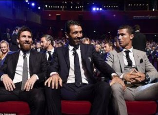 Ja cilin zgjedh Buffon mes Ronaldos dhe Messit