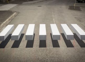 Nëpër rrugët e Shkupit vendosen Zebra 3D (VIDEO)