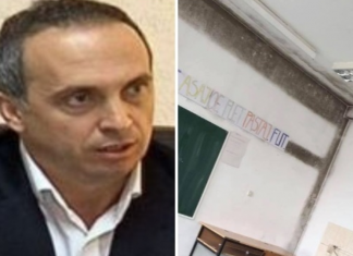 Në shkollën fillore “Sande Shterjoski” mësimi zhvillohet mes mykut, Dehari bëhet i verbër edhe pse sheh (FOTO)