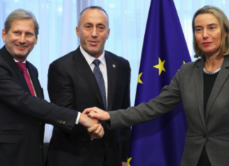 Haradinaj sot takohet në Shkup me Mogherinin dhe Hahn