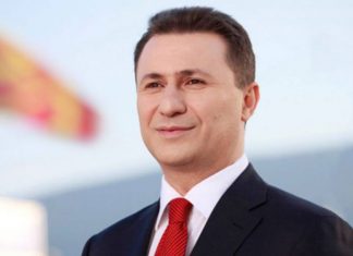 Del në shesh Gruevski, shfaqet në seancë me video