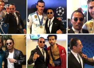 Kuzhinieri i famshëm Nusret mbështetës i Real Madridit, fotografohet me të gjithë lojtarët përfshirë edhe Salah