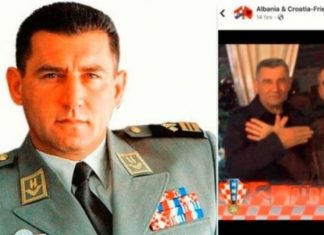 Edhe gjenerali kroat, hero i luftës kundër Serbisë, bën shqiponjën shqiptare (FOTO)