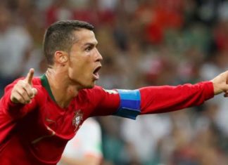 Mjeshtëria e Ronaldos, shënon gol në trekëndësh. Spanjollët s’u besojnë syve