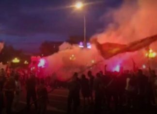 Ministria e Brendshme jep detaje për protestën e mbrëmshme para Kuvendit (VIDEO)