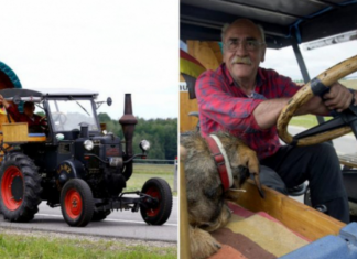 Tifozi 70 vjeçar i Gjermanisë, niset me traktor për në Rusi (VIDEO)