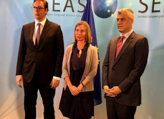 Vuçiq pas takimit me Thaçin: Problemet të zgjidhen në paqe, do t’i drejtohem kombit