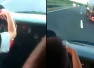 8 vjeçari vozitë veturën 120kmh në magjistrale, tejkalon një kamion (VIDEO)