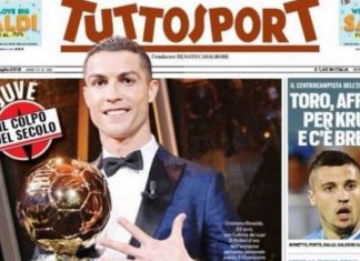 Mediat italiane: ”Mirëserdhe Cristiano”