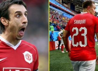 Neville e “urren” por Shaqiri i mbyll gojën me një dhuratë speciale (FOTO)