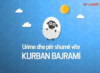 InfoShqip ju uron festën e Kurban Bajramit