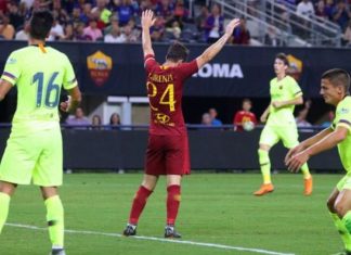 Roma i ‘hakmerret’ Barcelonës për Malcomin. Fitore me shumë gola e italianëve, por braziliani që futi në sherr dy klubet shënon një herë