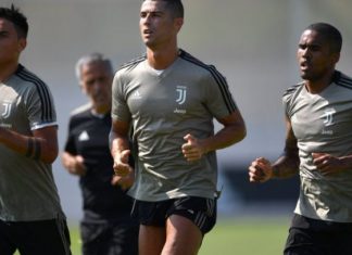 Që në seancën e parë stërvitore te Juve, CR7 fiton sfidën për goditjen e transversales