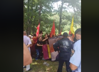 Ja si maqedonët i fyenin sot shqiptarët duke festuar në Krushevë (VIDEO)