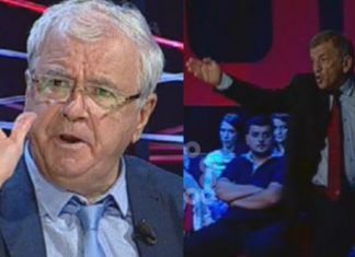 Plas sherri live në emision mes Ngjelës e minoritarit grek! Panajot Barka braktis studion