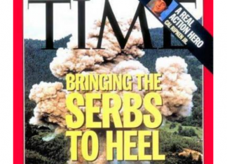 “Serbët dërgohen në ferr”, kjo është ballina e famshme e presitigjiozes “Time” 24 mars 1999