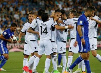 Formacioni i mundshëm i Shqipërisë kundër Izraelit