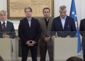 Hashim Thaçi takim me liderët e Luginës së Preshevës