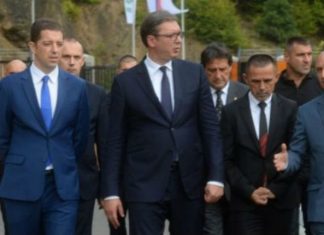 Policia nuk e lejon Vuçiqin të shkojë në Banjë, ai niset për në Mitrovicë