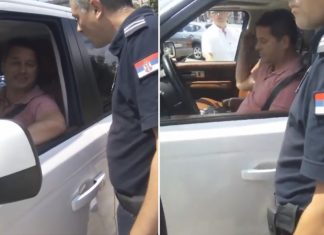 Deputeti i Edi Ramës ndalohet nga policia serbe në Beograd, provokim me flamurin shqiptar (VIDEO)