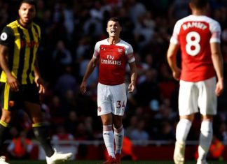 Xhaka për herë të parë kapiten i Arsenalit në Ligën Premier