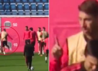 Shpërthen te Reali, Ramos godet me top Reguilon, 21-vjeçari i frikësuar duron përuljen nga kapiteni (VIDEO)