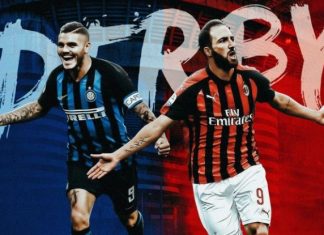 Inter – Milan, formacionet zyrtare të Derby della Madonnina