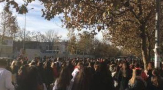 protesta e studenteve
