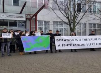 Prishtinë, studentët në protestë për vizat
