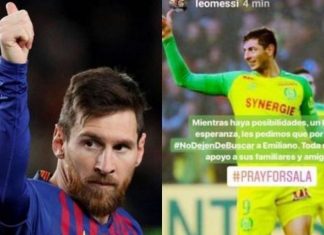 Messi: Për sa kohë ka një shans, një fije shprese, ne lutemi për Salan