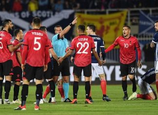 UEFA e ka dënuar Mavrajn, kapiteni i Shqipërisë jashtë në tri takime tejet të rëndësishme