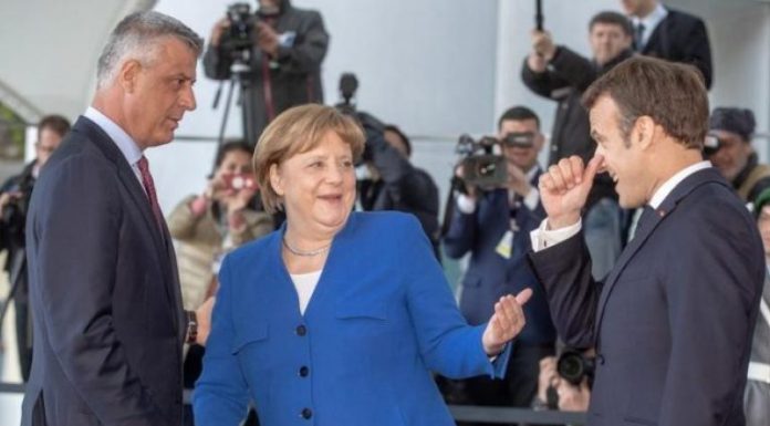 thaci macron merkel