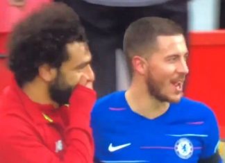 Zbulohet biseda Salah-Hazard, dy lojtarët tallen keq me Higuainin (VIDEO)