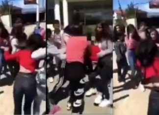 Përleshje masive mes vajzave në oborrin e një shkolle në Prizren (VIDEO)