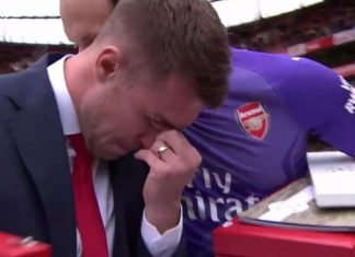 Aaron Ramsey shpërthen në lot në ndeshjen e fundit me Arsenalin (VIDEO)
