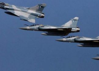 Avionë luftarakë grekë shfaqen në qiellin e Maqedonisë