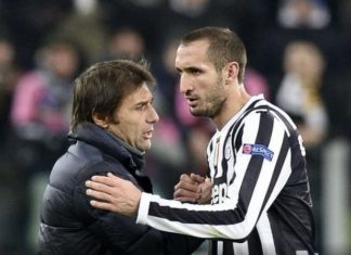 Chiellini thumbon Conten: Uroj që të mos fitojë asgjë te Interi