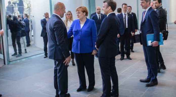 haradinaj macron merkel