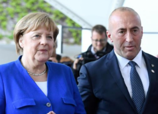 Merkel i shkruan letër Haradinajt