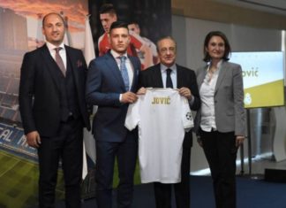Jovic prezantohet te Reali, ja si e presin tifozët në Bernabeu (VIDEO)