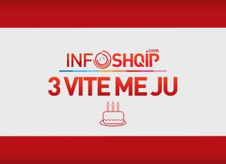 InfoShqip sot feston 3 vjetorin e themelimit