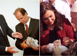 I moshuari nostalgjik nga Vushtrria i dhuron Guri të Kristalt Vjosa Osmanit, i thotë se ajo ia kujton Ibrahim Rugovën (VIDEO)