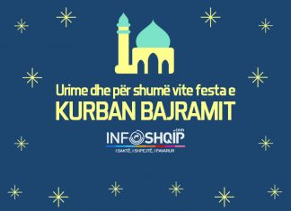 Urime dhe për shumë vite festa e Kurban Bajramit